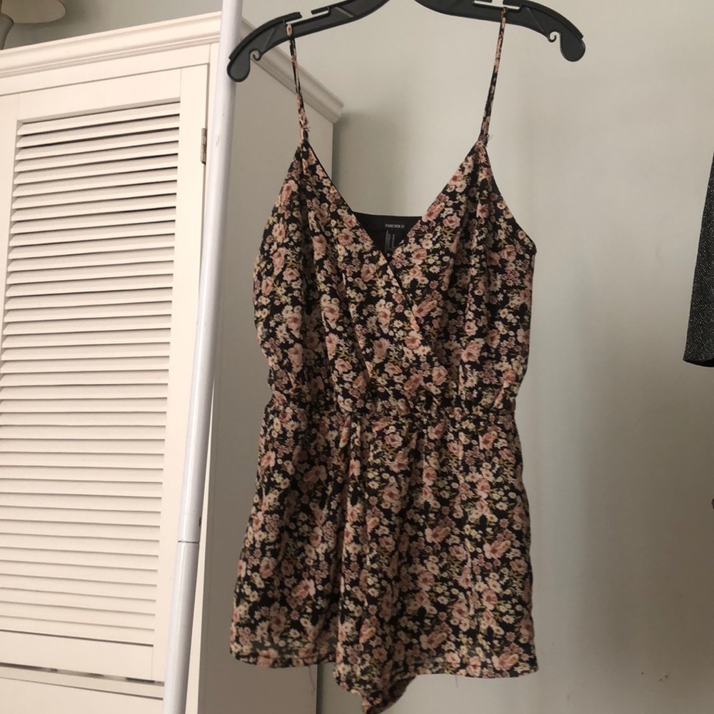Forever 21 Floral romper